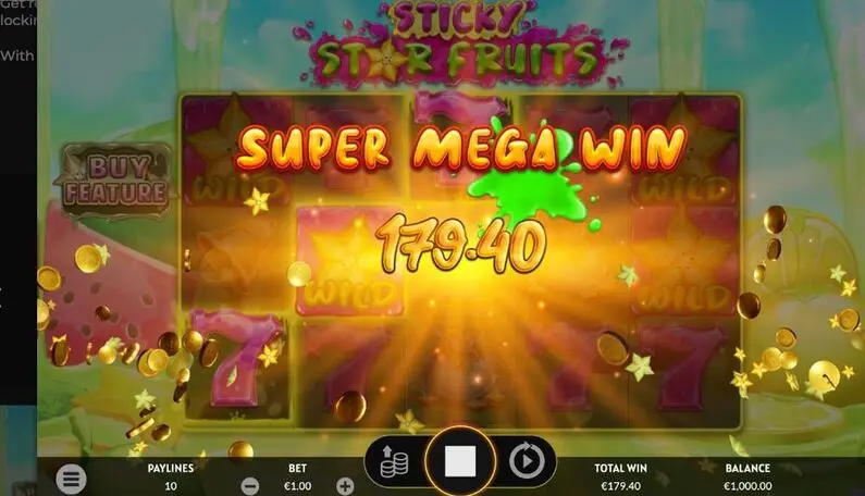  -  Sticky Star Fruits Apparat Gaming  