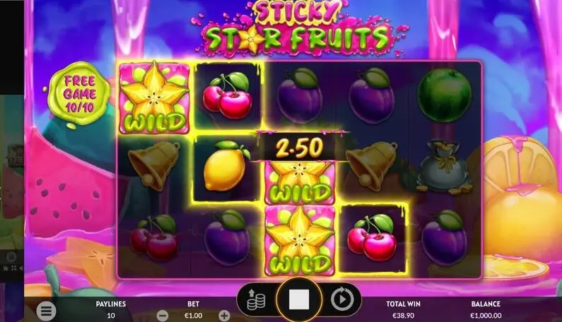  -  Sticky Star Fruits Apparat Gaming  
