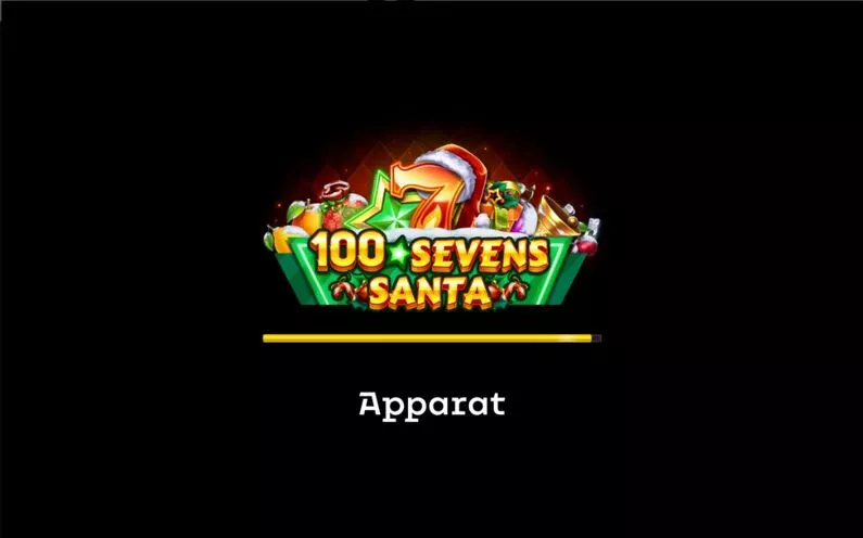 Introduction Screen - 100 Sevens Santa Apparat Gaming  