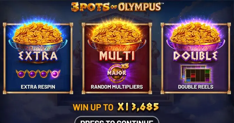 Info and Rules - 3 Pots of Olympus BetSoft Buy Bonus 
