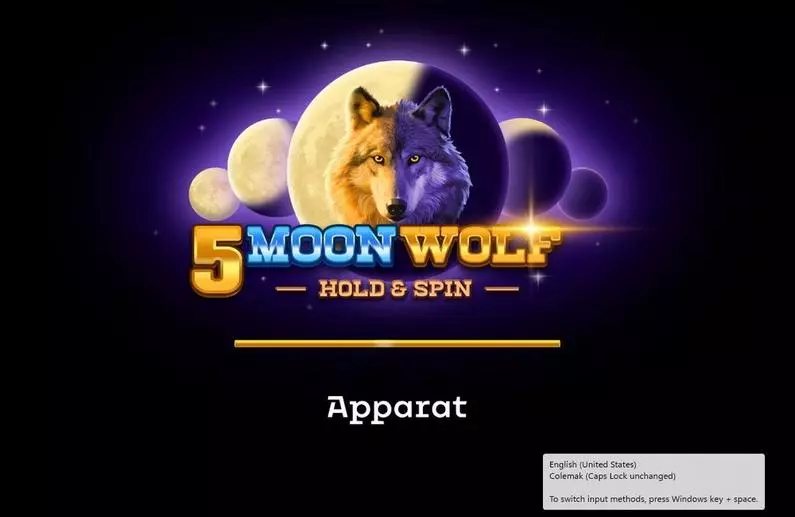 Introduction Screen - 5 Moon Woolf Apparat Gaming  