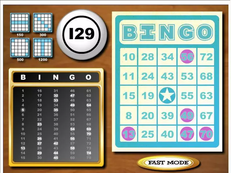 Bonus 1 - 5 Reel Bingo Rival Video 