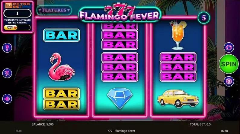 Main Screen Reels - 777 – Flamingo Fever Spinomenal  