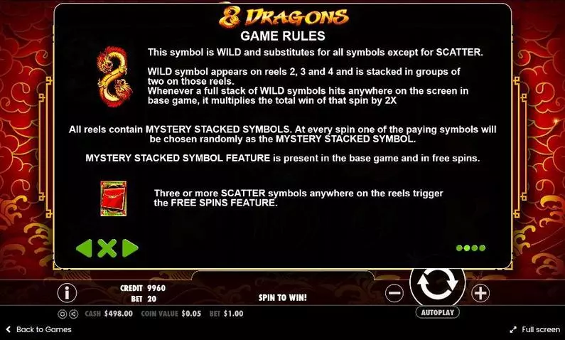  - 8 Dragons Pragmatic Play Fixed Lines 