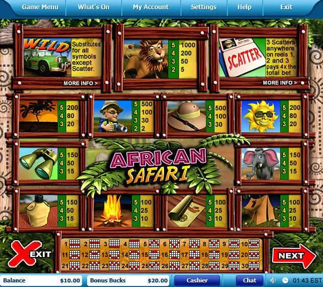 Info and Rules - African Safari Leap Frog Video 
