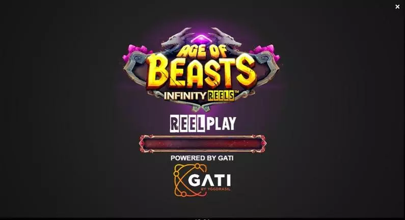 Introduction Screen - Age of Beasts Infinity Reels ReelPlay  