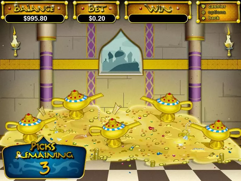 Bonus 1 - Aladdin's Wishes RTG Bonus Round Real-Series