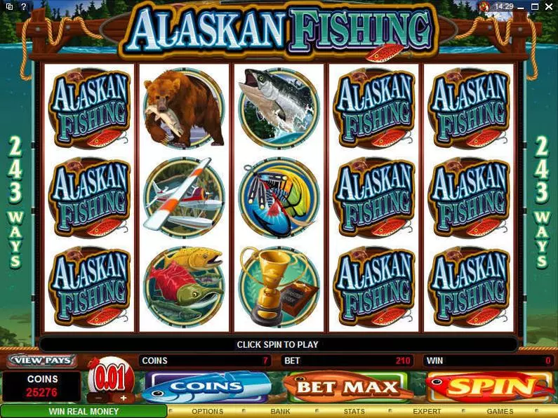 Main Screen Reels - Alaskan Fishing Microgaming Video 