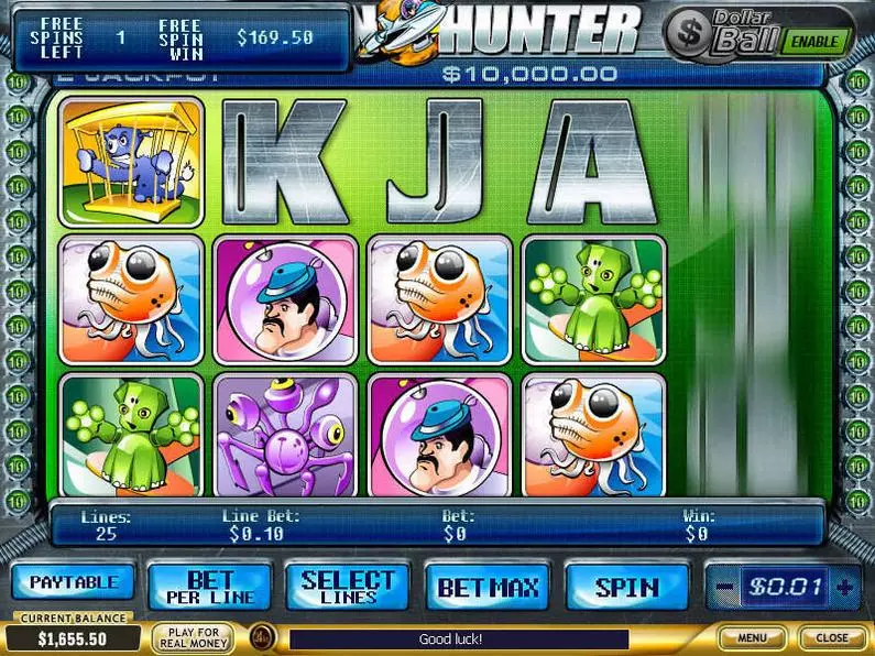 Bonus 2 - Alien Hunter PlayTech Extra Bet 