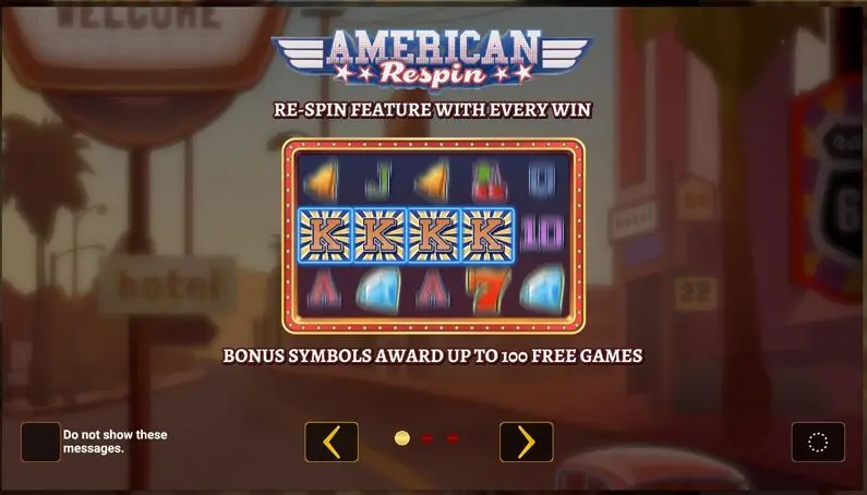 Introduction Screen - American Respin Greentube  