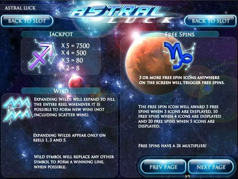  - Astral Luck Rival Bonus Round 
