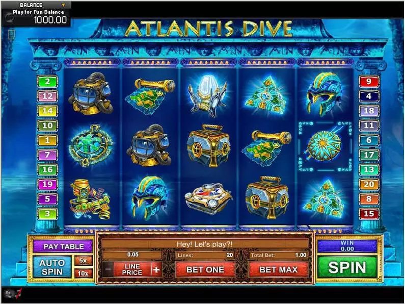 Main Screen Reels - Atlantis Dive GamesOS Video 