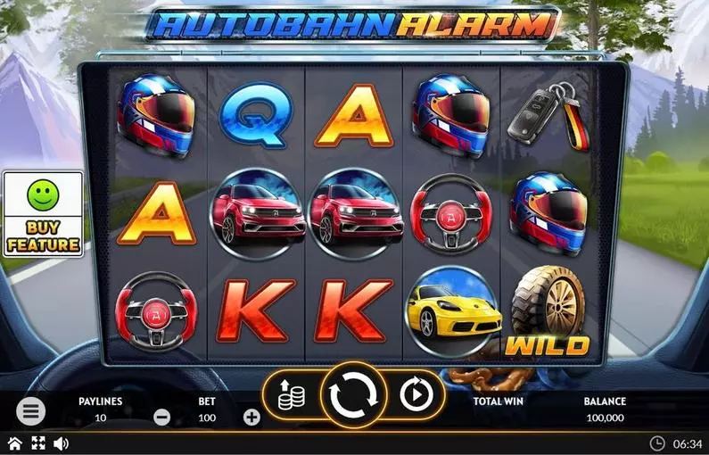 Main Screen Reels - Autobahn Aalarm Apparat Gaming  