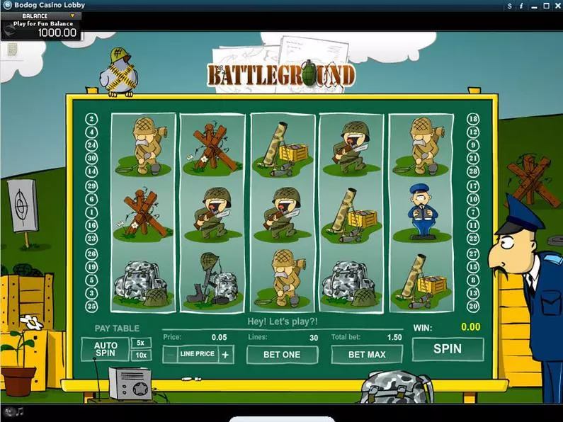 Main Screen Reels - Battleground RTG  