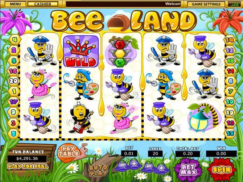 Main Screen Reels - Bee Land Topgame Video 