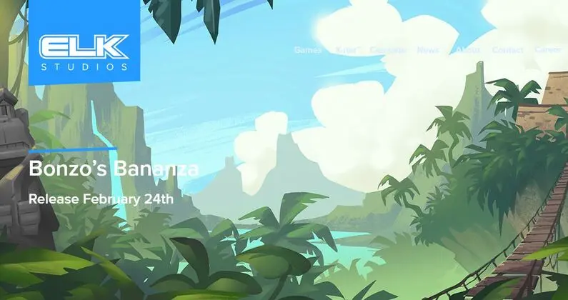 Introduction Screen - Bonzo’s Bananza Elk Studios  