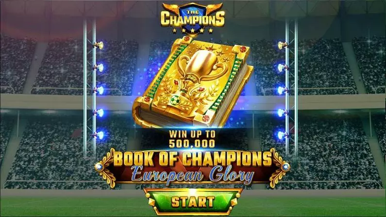 Introduction Screen - Book Of Champions – European Glory Spinomenal  