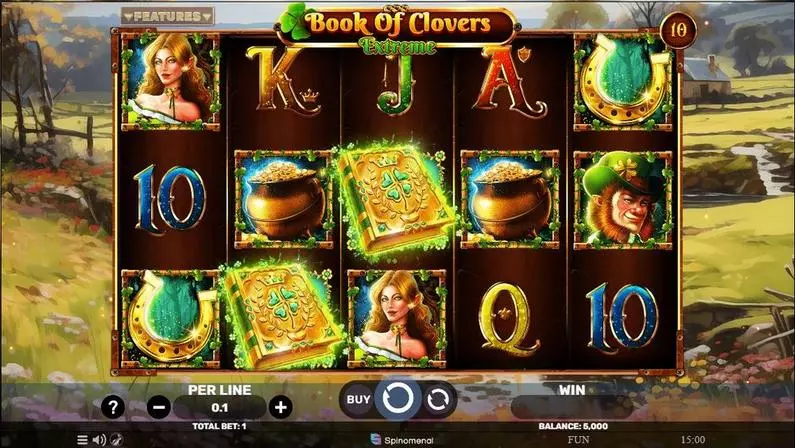 Main Screen Reels - Book Of Clovers – Extreme Spinomenal  