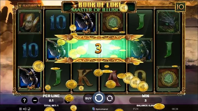 Winning Screenshot - Book Of Loki – Master Of Illusions Spinomenal  