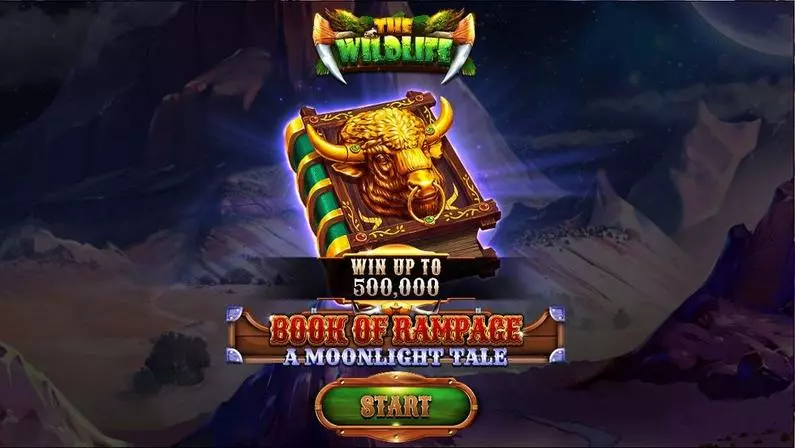 Introduction Screen - Book Of Rampage – A Moonlight Tale Spinomenal  