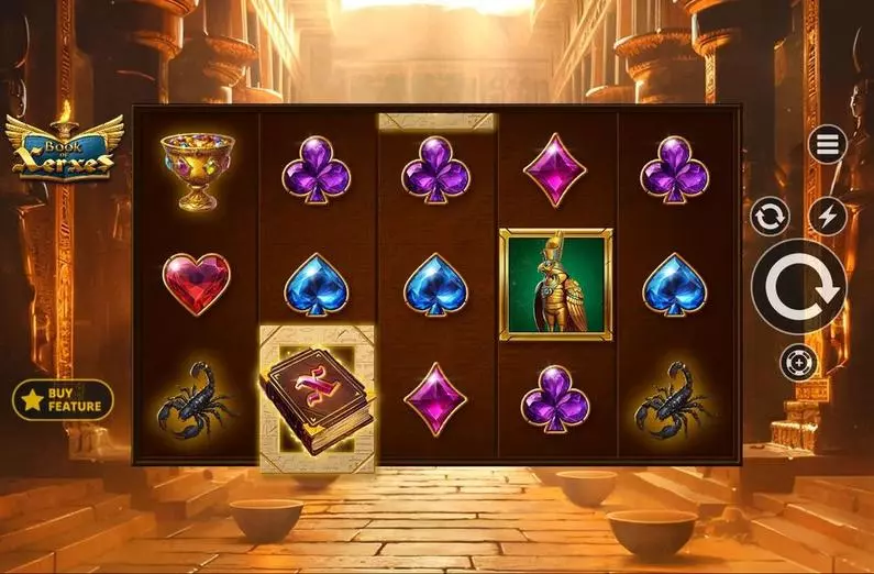 Main Screen Reels - Book Of Xerxes Apparat Gaming  