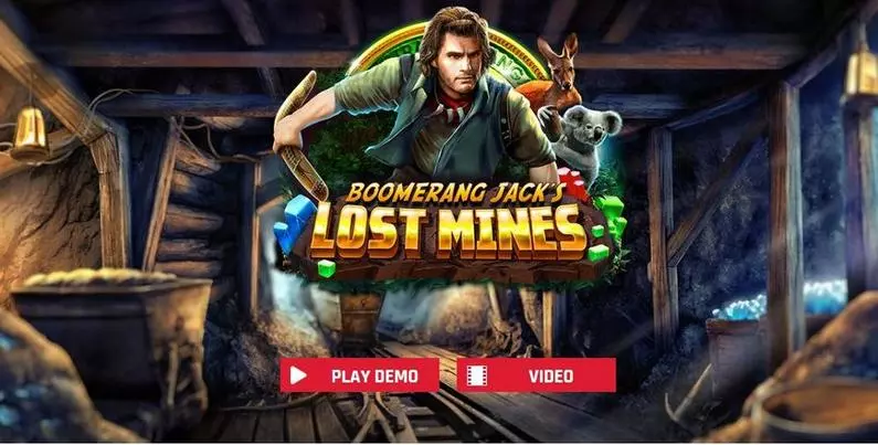 Introduction Screen - Boomerang Jack's Lost Mines Red Rake Gaming  