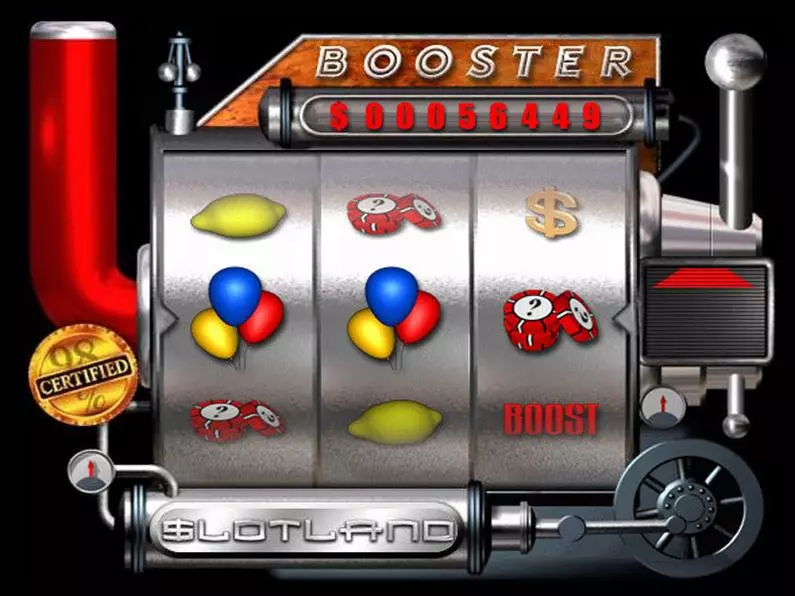 Main Screen Reels - Booster Slotland Software Extra Bet 
