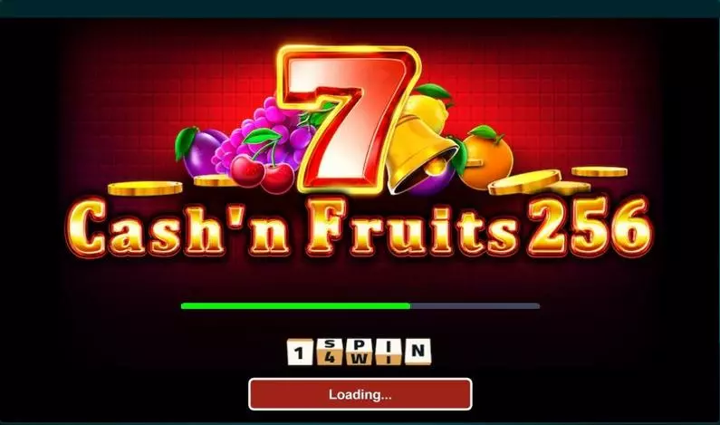 Introduction Screen - Cash'n Fruits 256 1Spin4Win All Ways Pays 