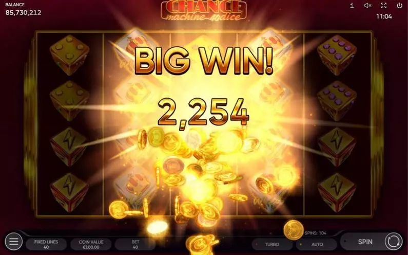 Winning Screenshot - Chance Machine 40 Dice Endorphina  