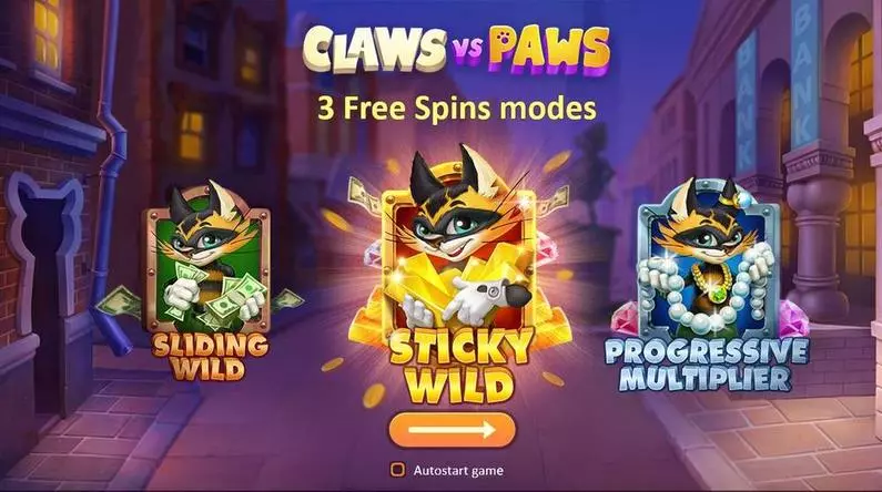 Bonus 3 - Claws vs Paws Playson Fixed Lines 