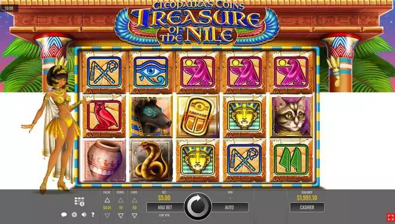 Main Screen Reels - Cleopatra’s Coins: Treasure of the Nile Rival  