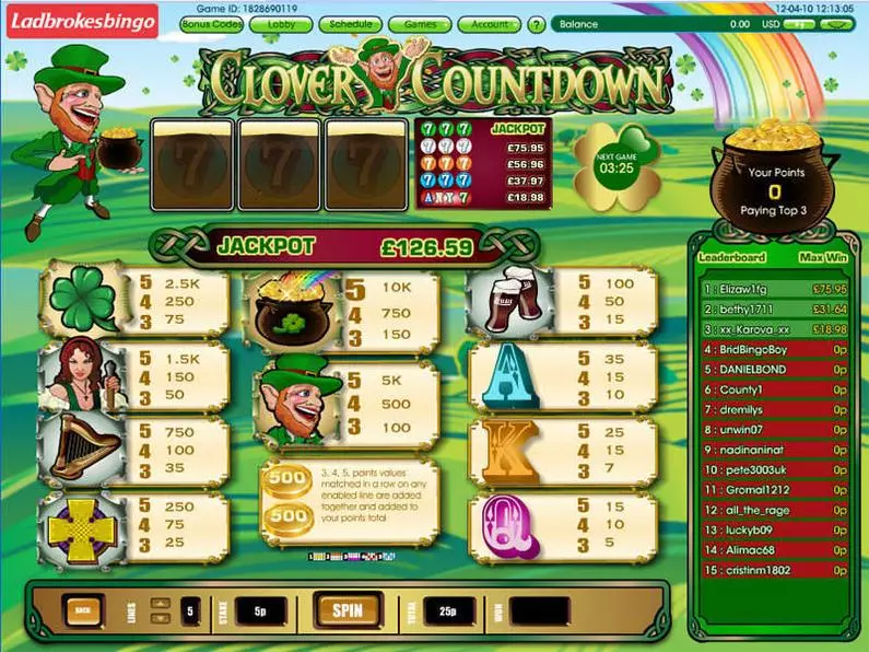 Info and Rules - Clover Countdown Mini Virtue Fusion Video 