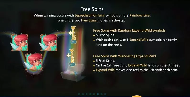 Free Spins Feature - Clover Tales Playson Fixed Lines 