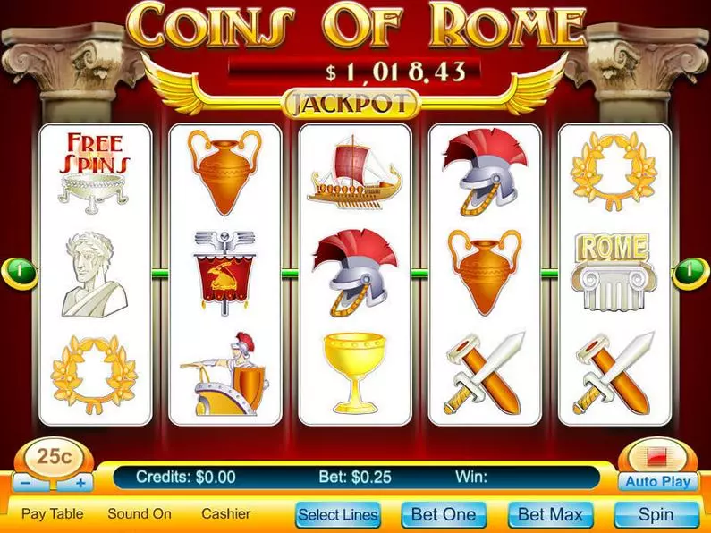 Main Screen Reels - Coins Of Rome Byworth Video 