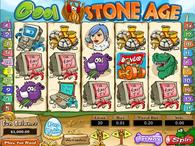Main Screen Reels - Cool Stone Age Topgame Video 