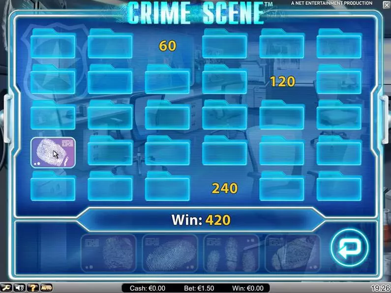 Bonus 1 - Crime Scene NetEnt Video 