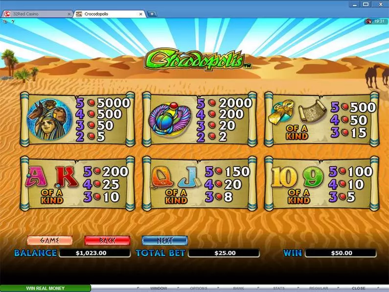Info and Rules - Crocodopolis Microgaming Video 