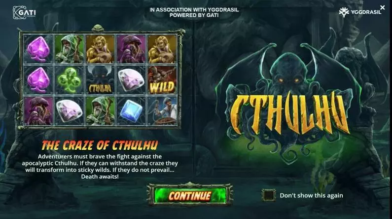 Free Spins Feature - Cthulhu G.games  
