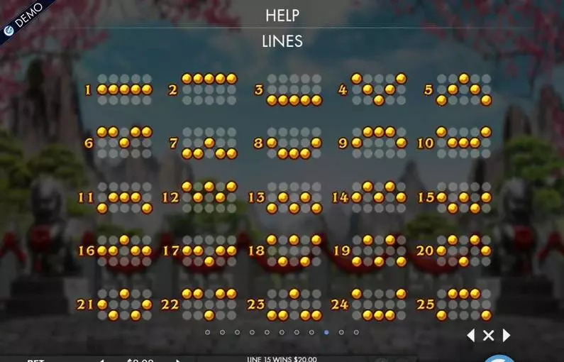 Paytable - Da Hong Bao Genesis  