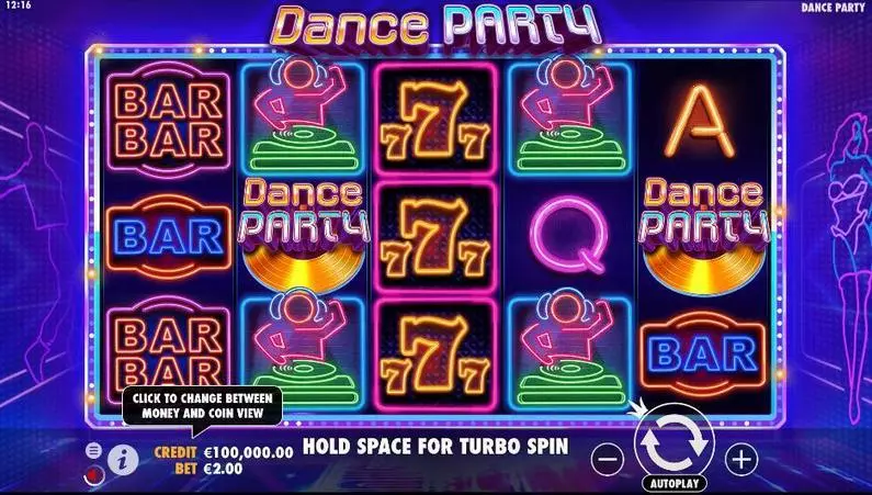 Main Screen Reels - Dance Party Pragmatic Play 243 Ways 