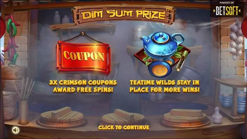 Info and Rules - Dim Sum Prize BetSoft  