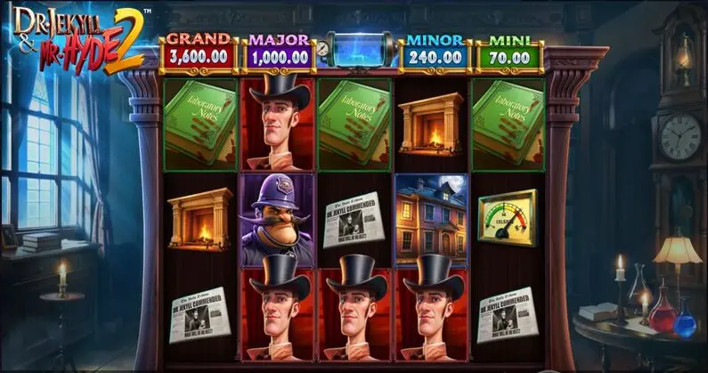 Main Screen Reels - Dr. Jekyll & Mr.Hyde 2 BetSoft  