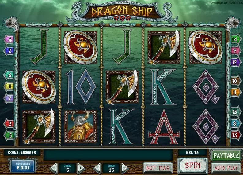 Main Screen Reels - Dragon Ship Play'n GO Video 