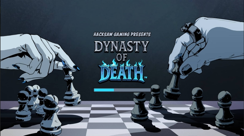 Introduction Screen - Dynasty of Death Hacksaw Gaming  