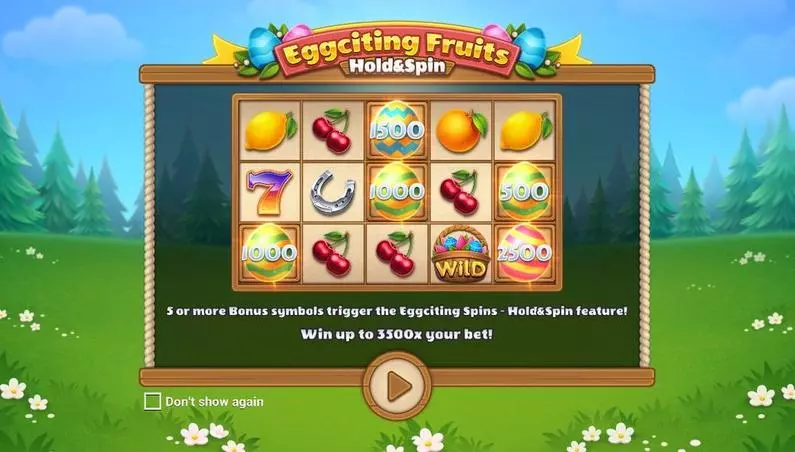 Info and Rules - Eggciting Fruits – Hold&Spin Apparat Gaming Fixed Lines 
