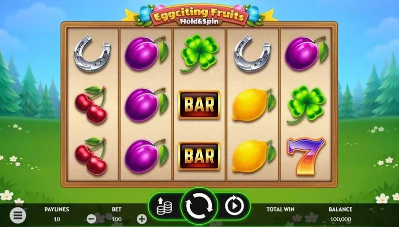Main Screen Reels - Eggciting Fruits – Hold&Spin Apparat Gaming Fixed Lines 