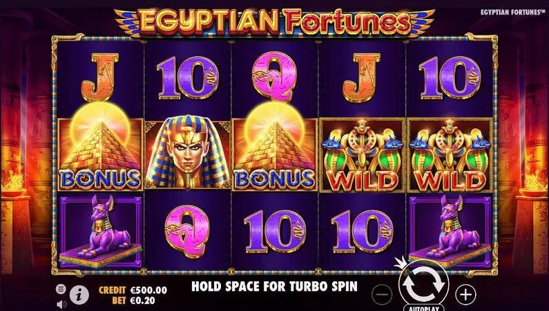 Main Screen Reels - Egyptian Fortunes Pragmatic Play  