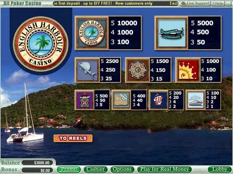 Info and Rules - English Harbour Vegas Technology Video 