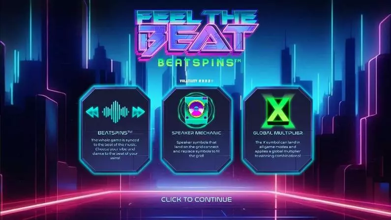 Info and Rules - Feel the Beat Hacksaw Gaming  