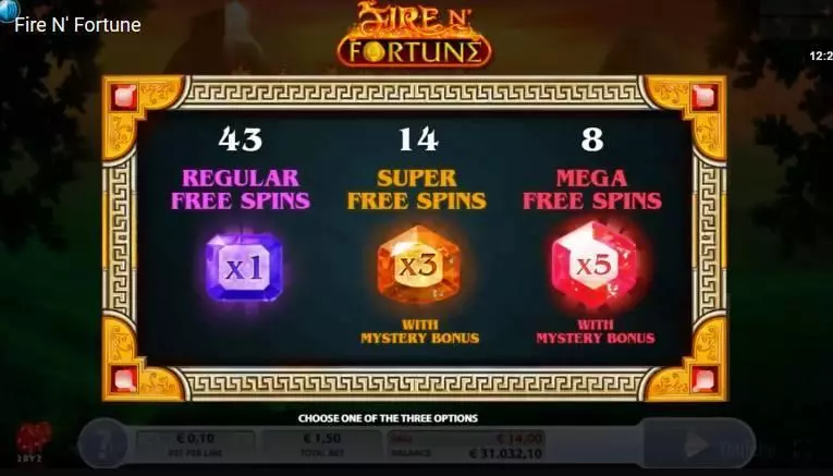 Bonus 1 - Fire N’ Fortune 2 by 2 Gaming  
